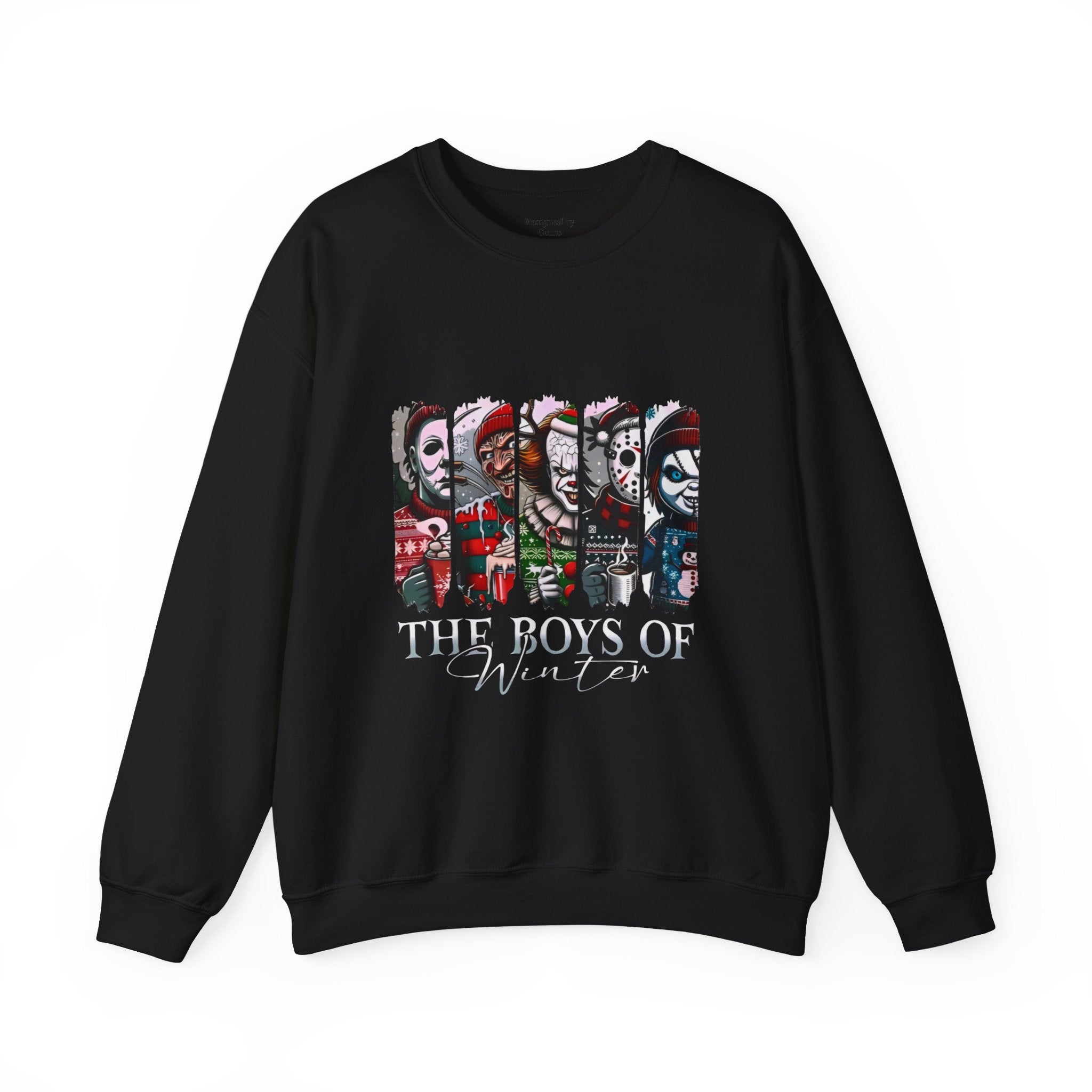 The Boys of Winter Crewneck Sweatshirt — Horror Character Holiday Pullover