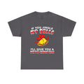 Funny Christmas Tee — "If You Jingle My Bells I'll Give You a White Christmas"