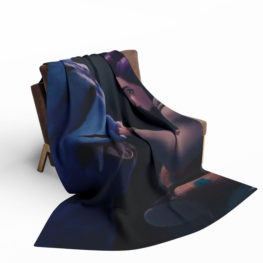 Fleece Blanket — Cozy Animated Derpy and Rumi
