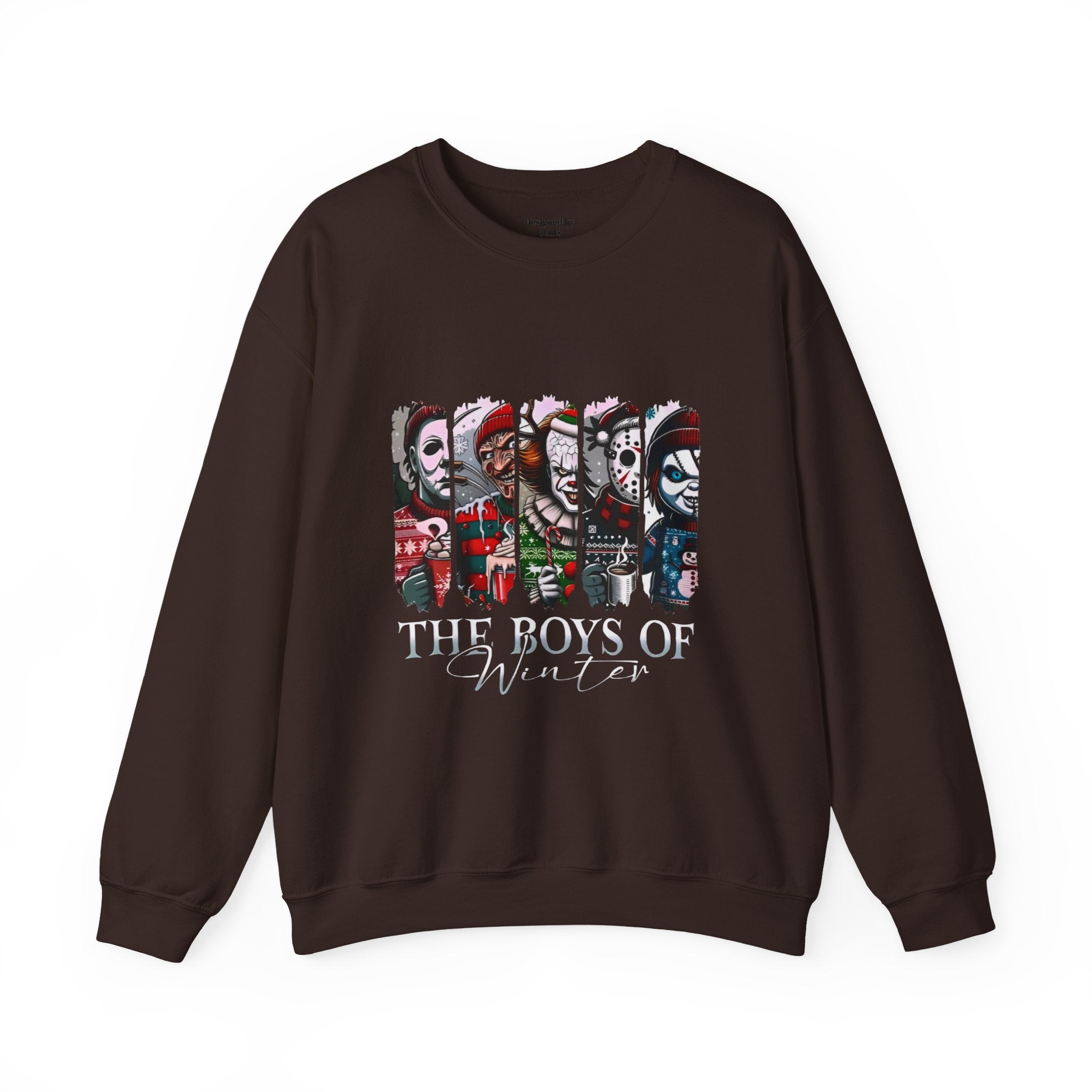 The Boys of Winter Crewneck Sweatshirt — Horror Character Holiday Pullover