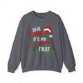 Christmas Sweatshirt - "Dear Santa It's My Co-Workers' Fault" Holiday Crewneck