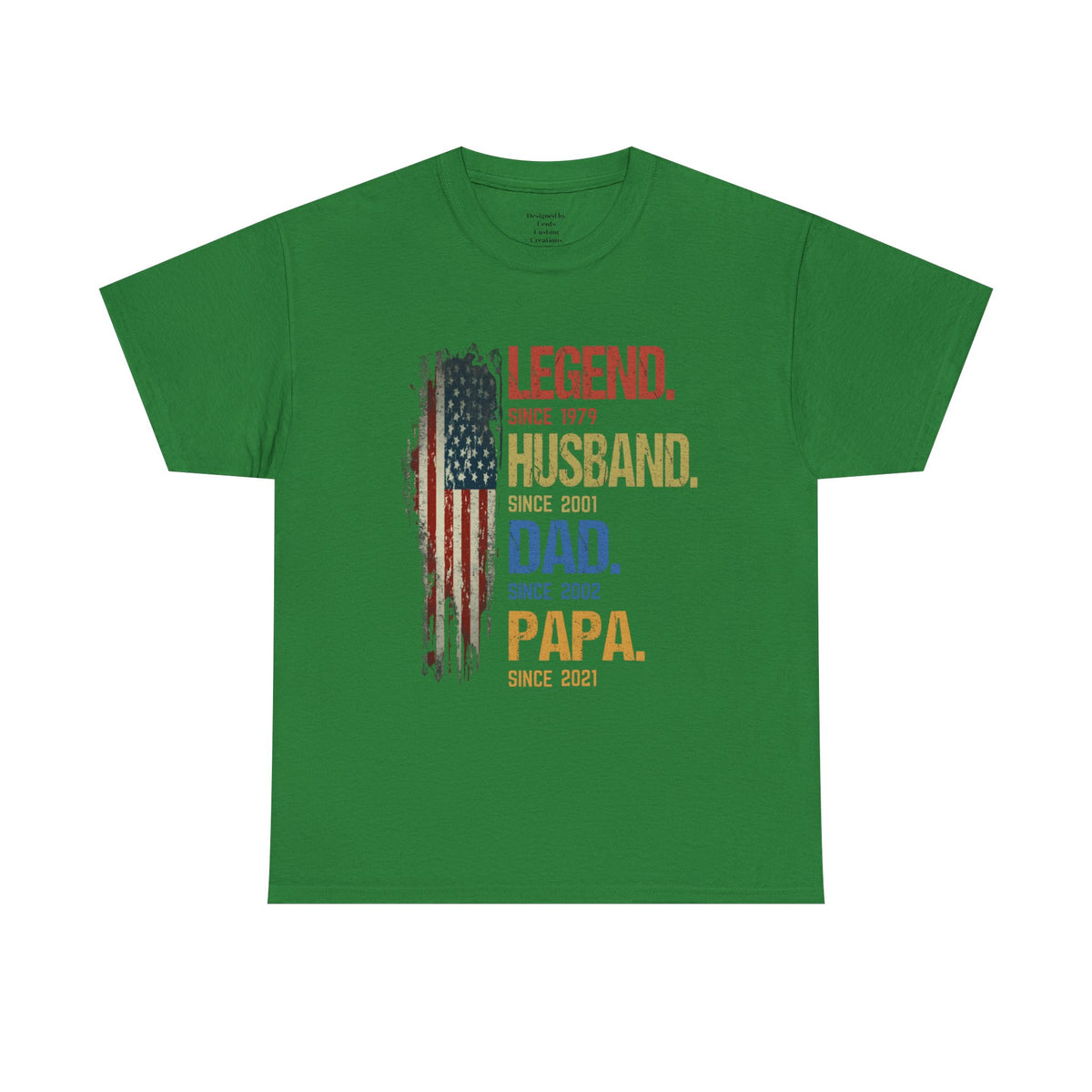 Legend Husband Dad Papa T-Shirt – Patriotic Father’s Day Tee