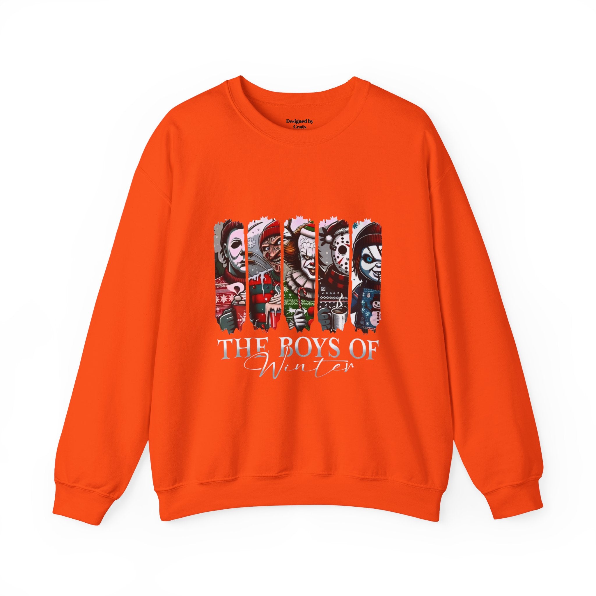 The Boys of Winter Crewneck Sweatshirt — Horror Character Holiday Pullover