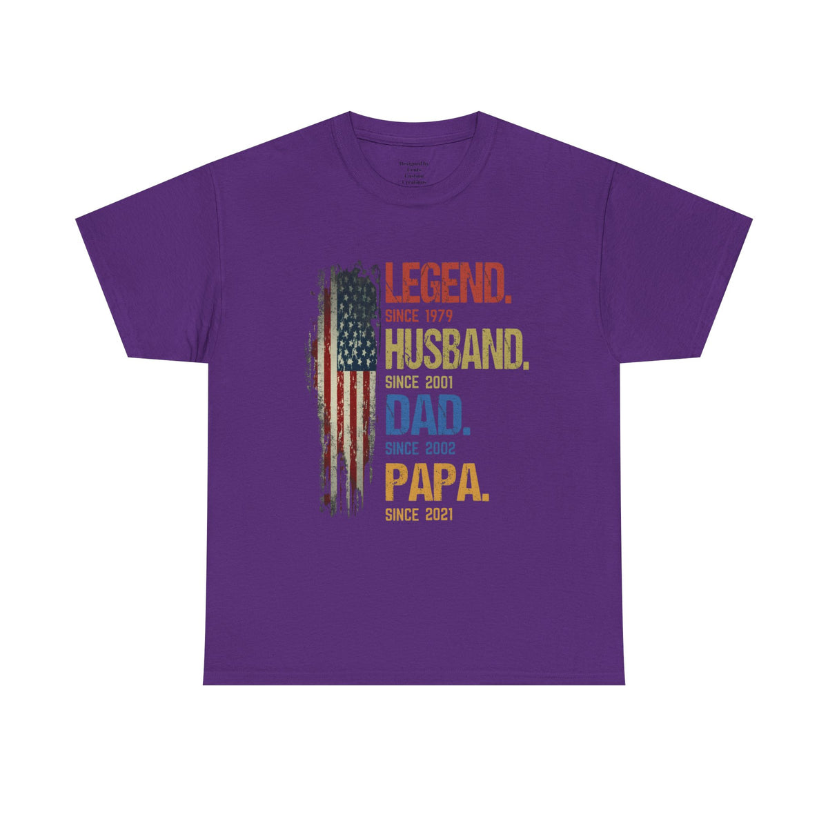 Legend Husband Dad Papa T-Shirt – Patriotic Father’s Day Tee