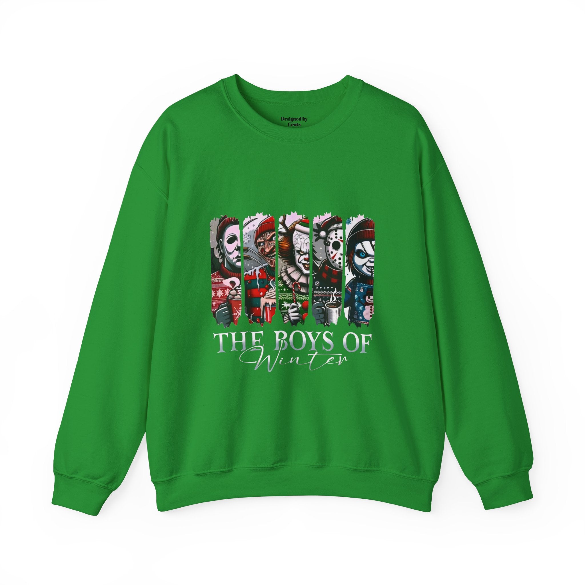 The Boys of Winter Crewneck Sweatshirt — Horror Character Holiday Pullover