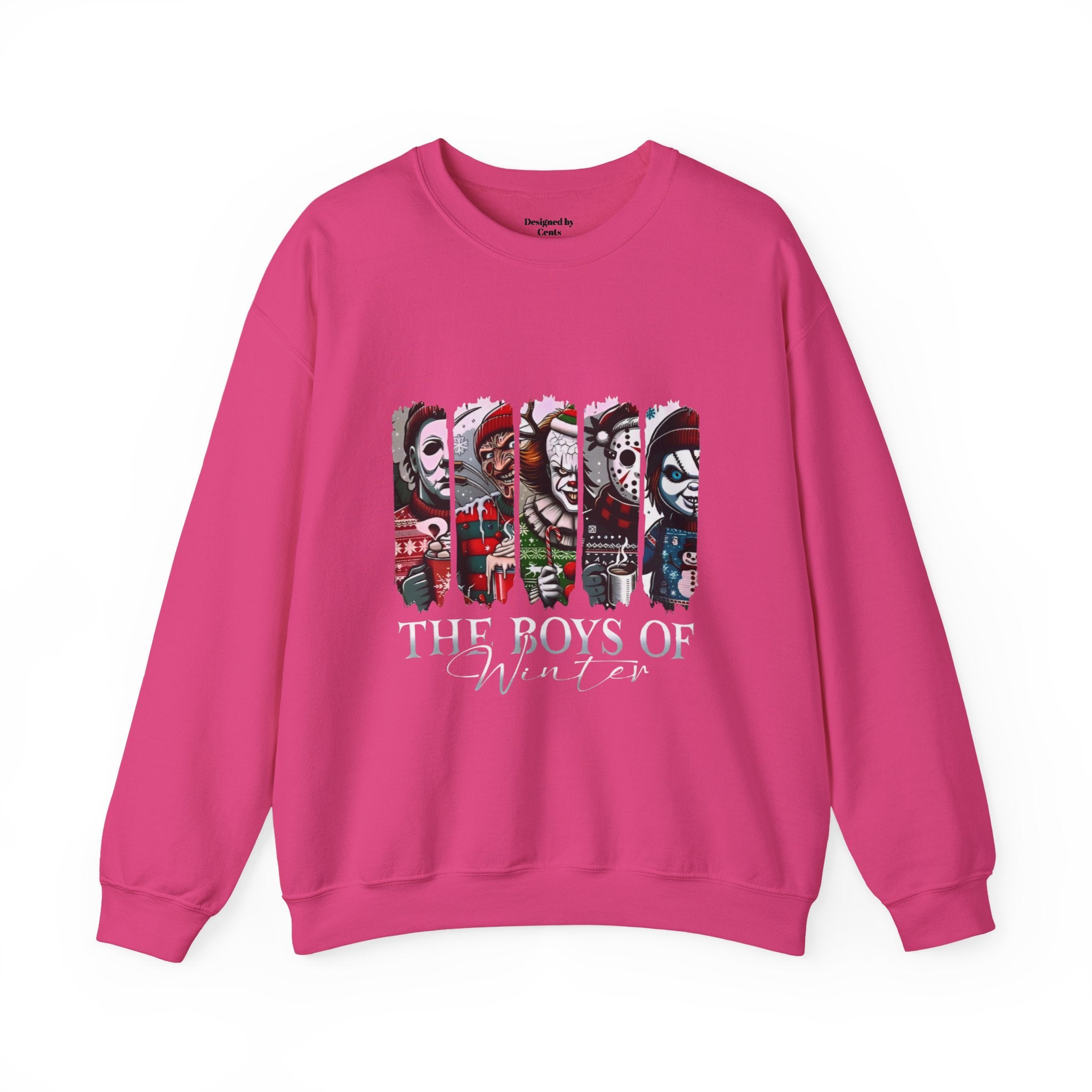 The Boys of Winter Crewneck Sweatshirt — Horror Character Holiday Pullover