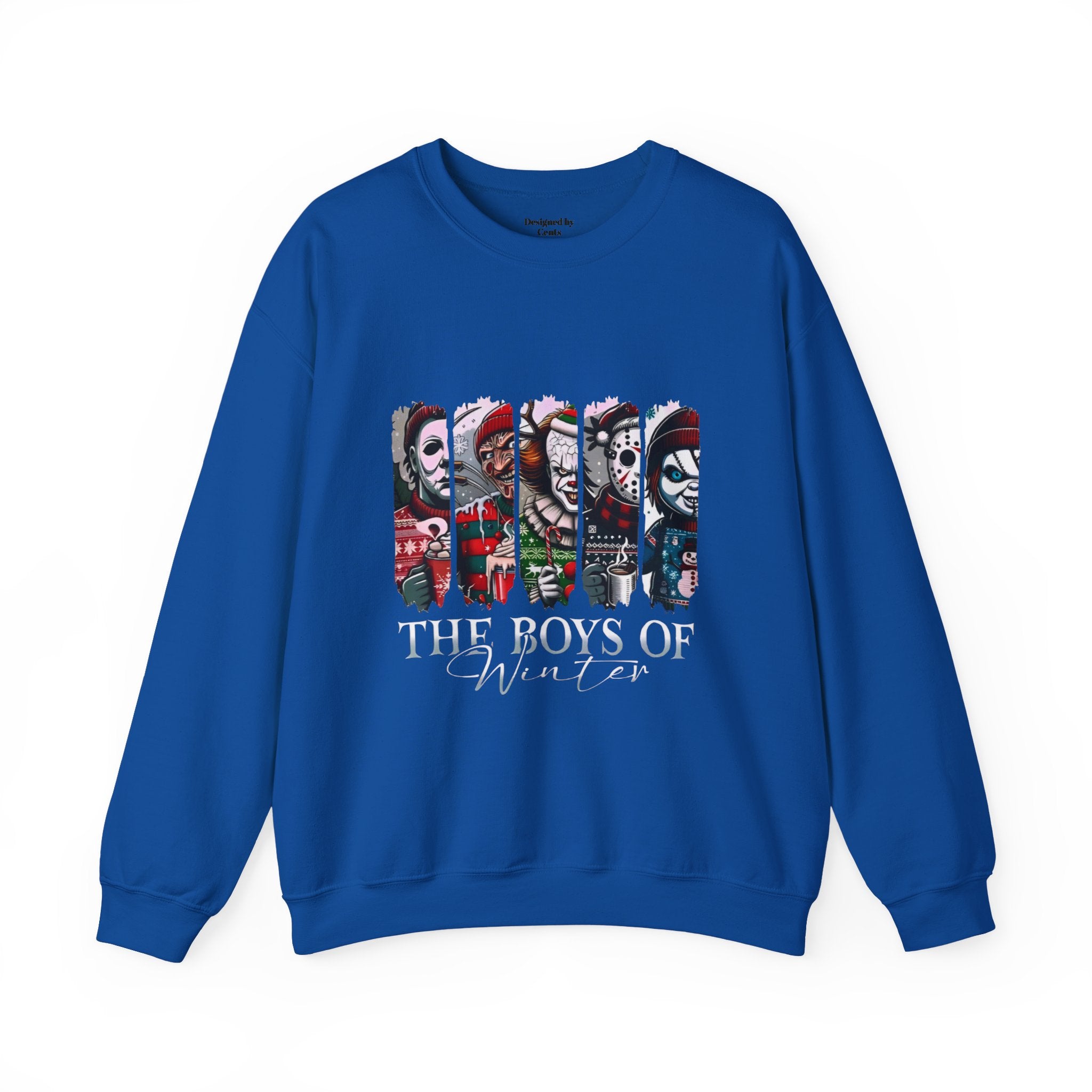 The Boys of Winter Crewneck Sweatshirt — Horror Character Holiday Pullover
