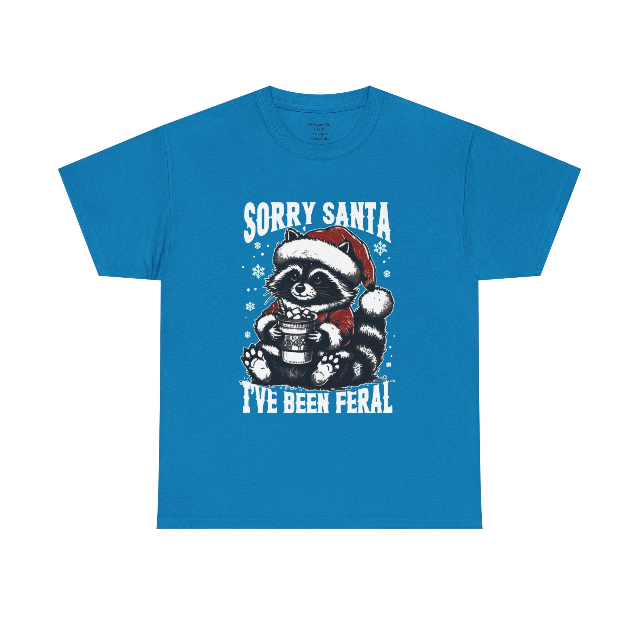 Christmas Raccoon Tee — Cute Santa Raccoon Holiday Shirt