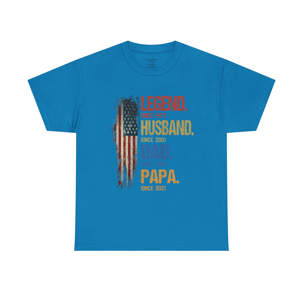 Legend Husband Dad Papa T-Shirt – Patriotic Father’s Day Tee