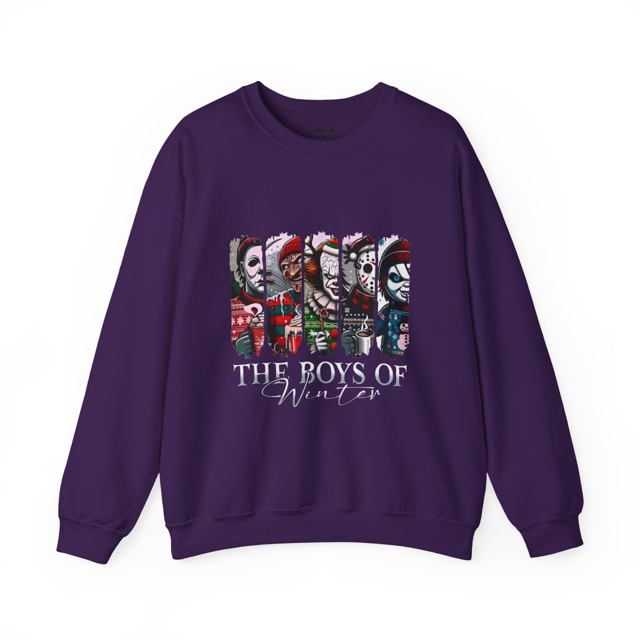 The Boys of Winter Crewneck Sweatshirt — Horror Character Holiday Pullover