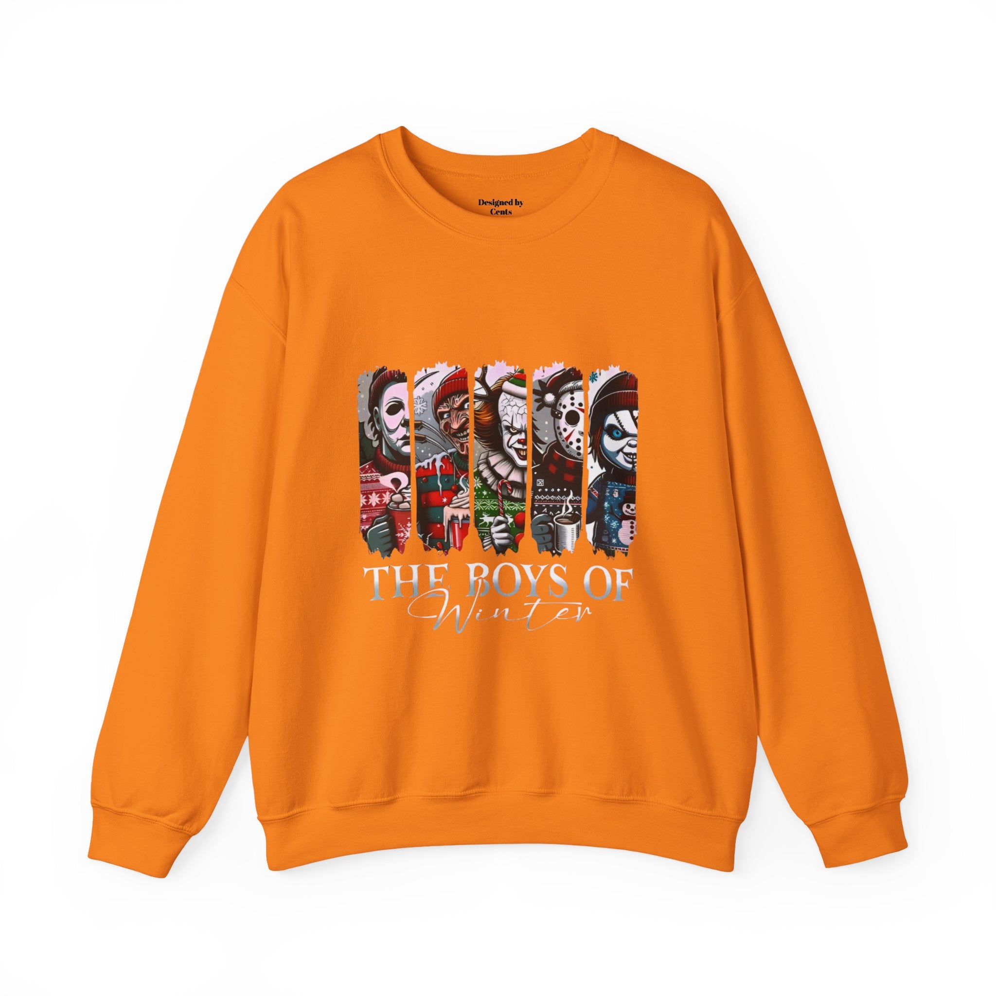 The Boys of Winter Crewneck Sweatshirt — Horror Character Holiday Pullover