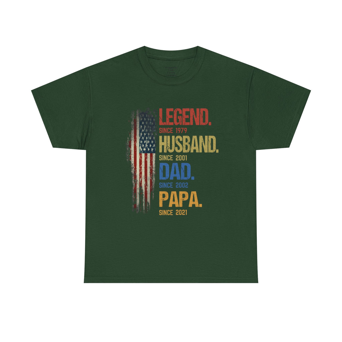 Legend Husband Dad Papa T-Shirt – Patriotic Father’s Day Tee