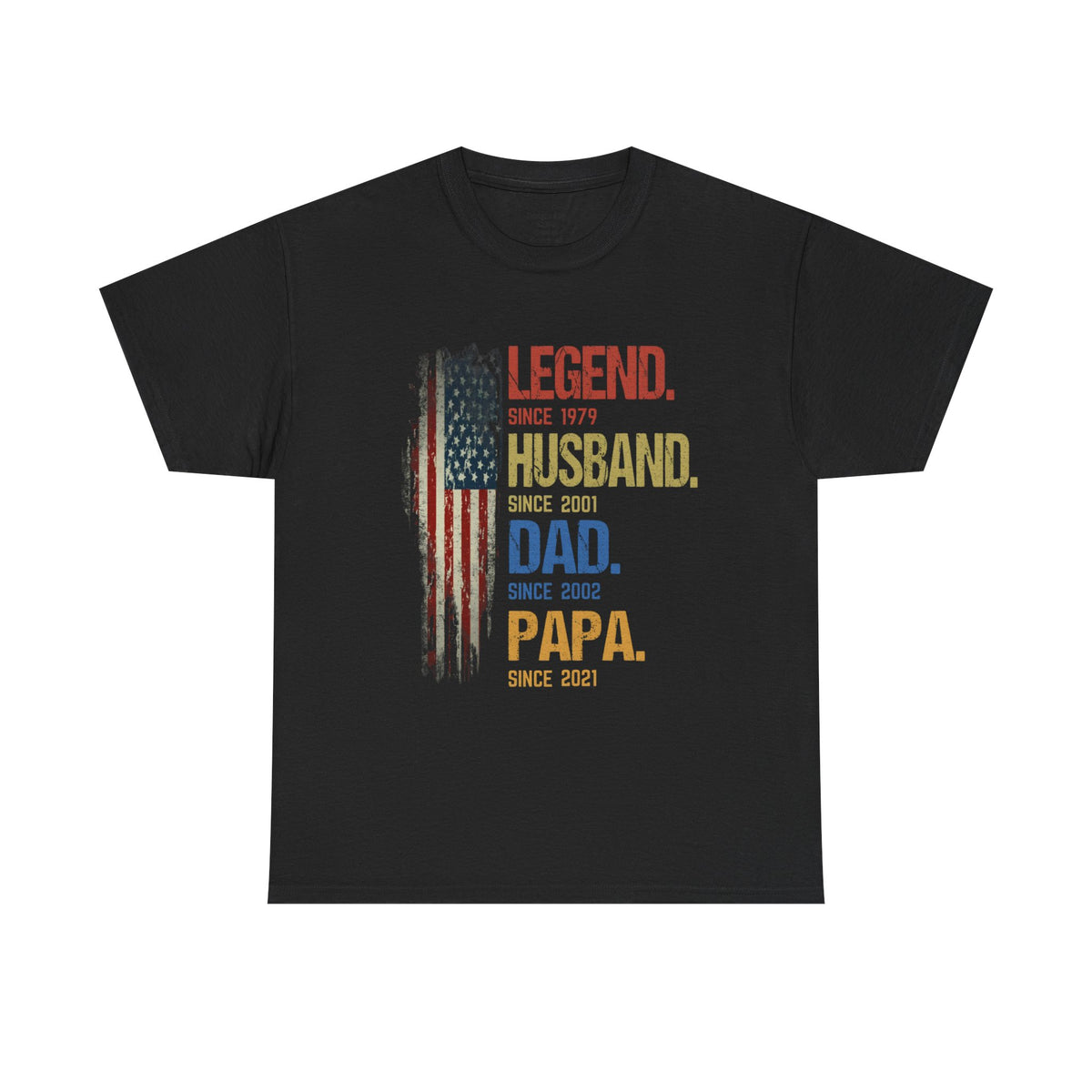 Legend Husband Dad Papa T-Shirt – Patriotic Father’s Day Tee