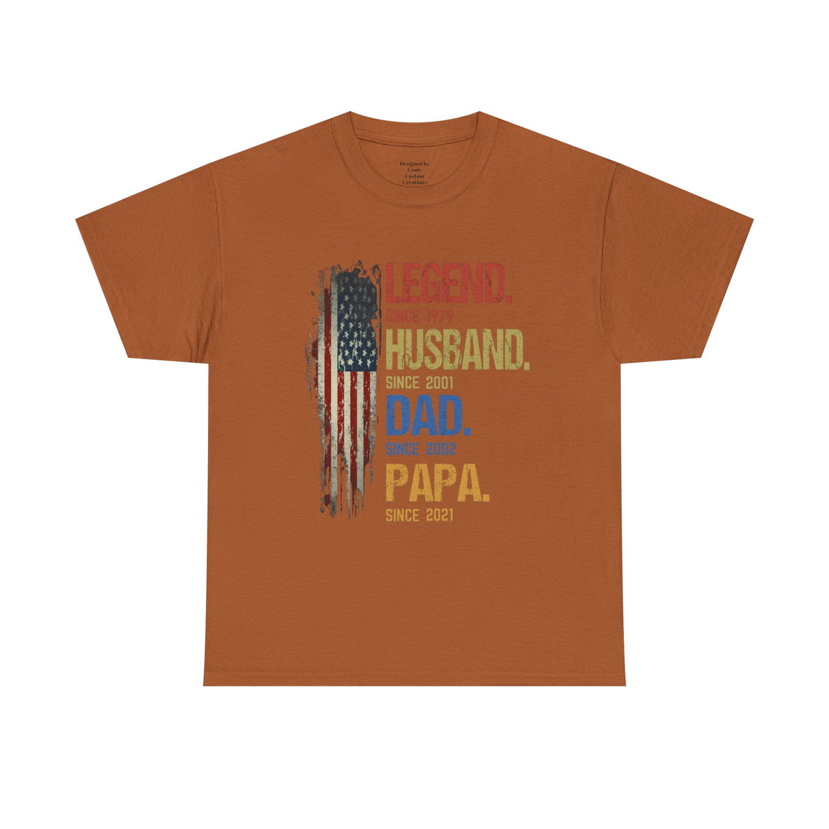 Legend Husband Dad Papa T-Shirt – Patriotic Father’s Day Tee