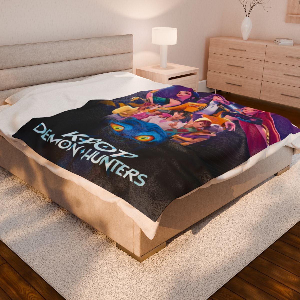 K Pop Demon Hunters Micro Fleece Blanket