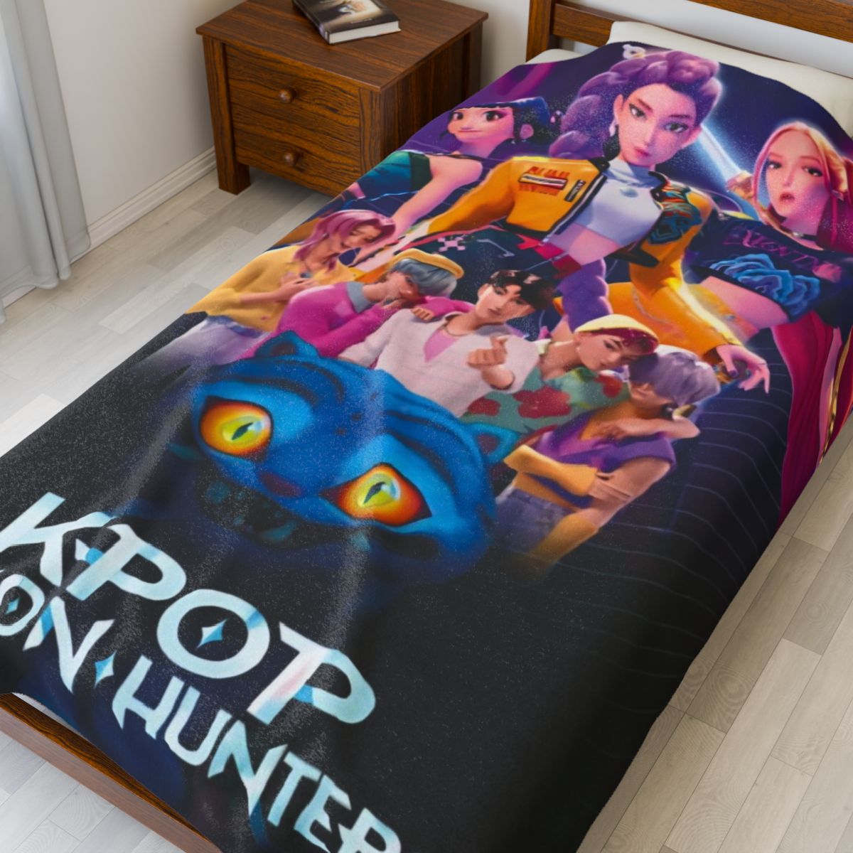 K Pop Demon Hunters Micro Fleece Blanket