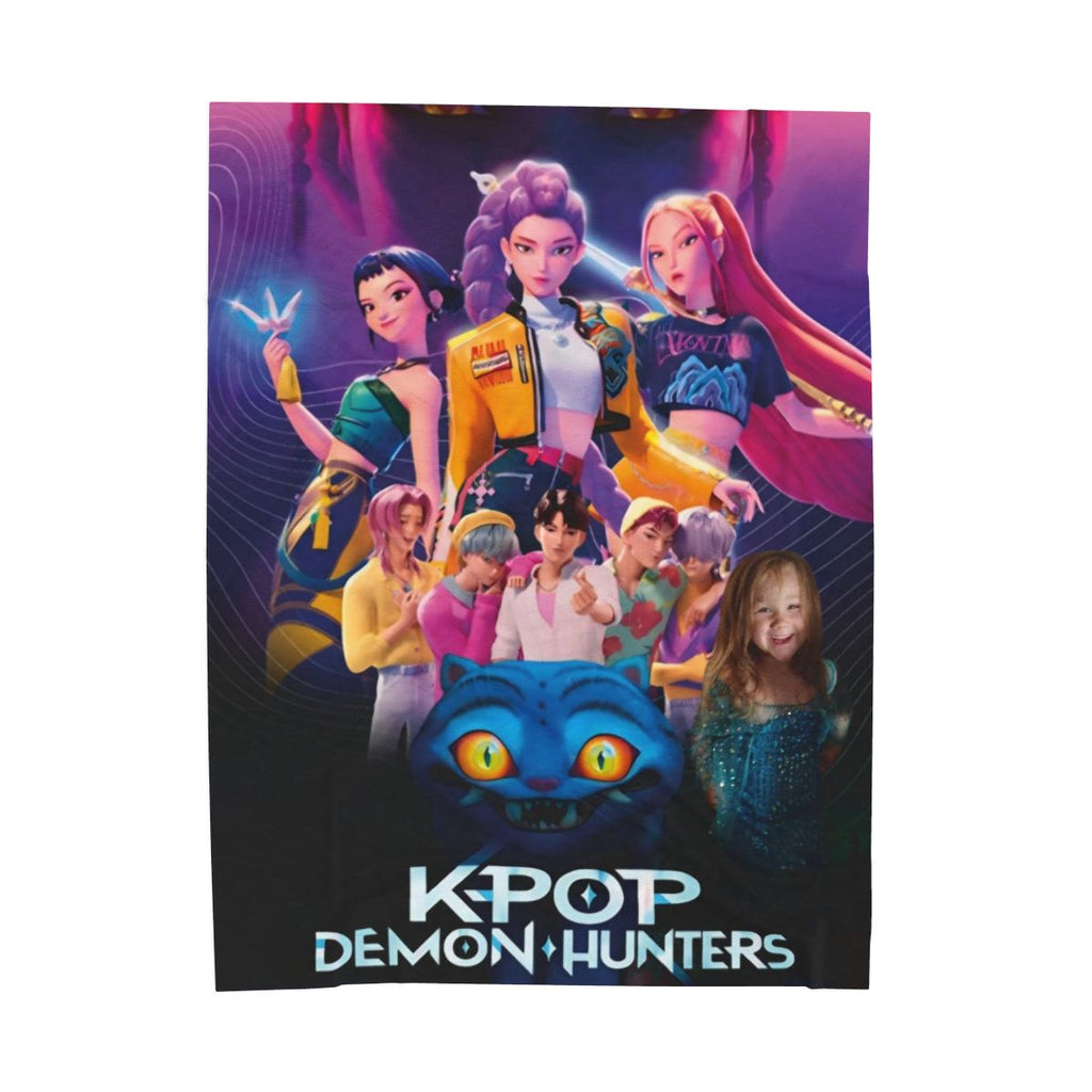 K Pop Demon Hunters Micro Fleece Blanket
